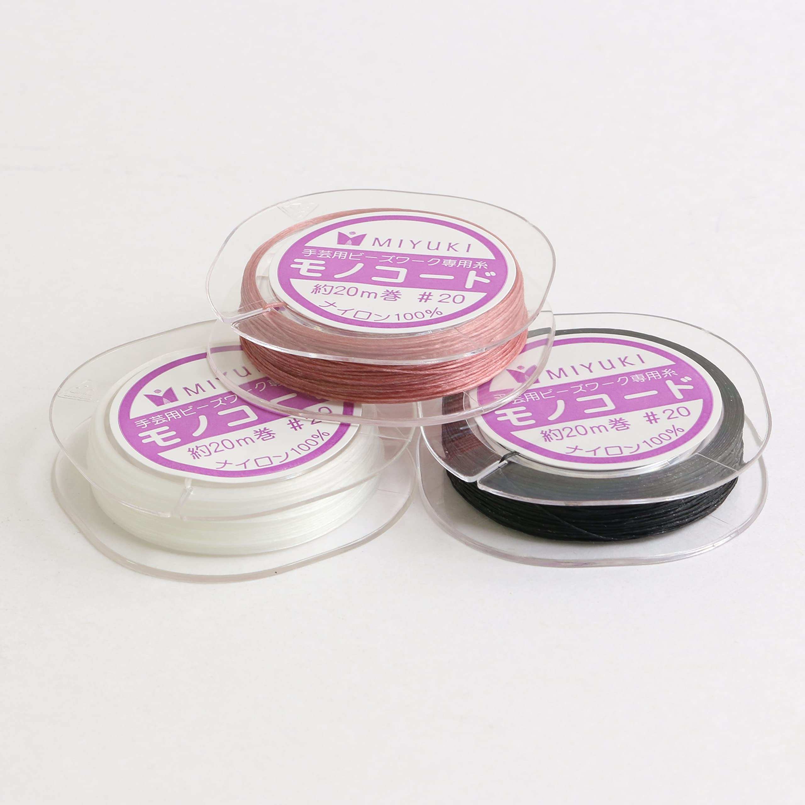 Amazon | MIYUKI ビーズワーク専用糸 「モノコード」 #20/20m巻